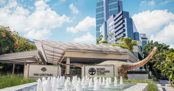 Bangkok Hospital building entrance
