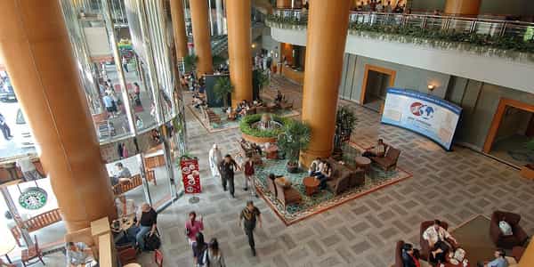 Bumrungrad International Hospital lobby interior